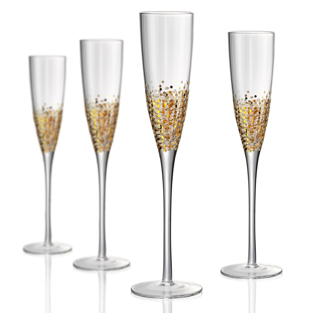 libbey stemless champagne flute glasses
