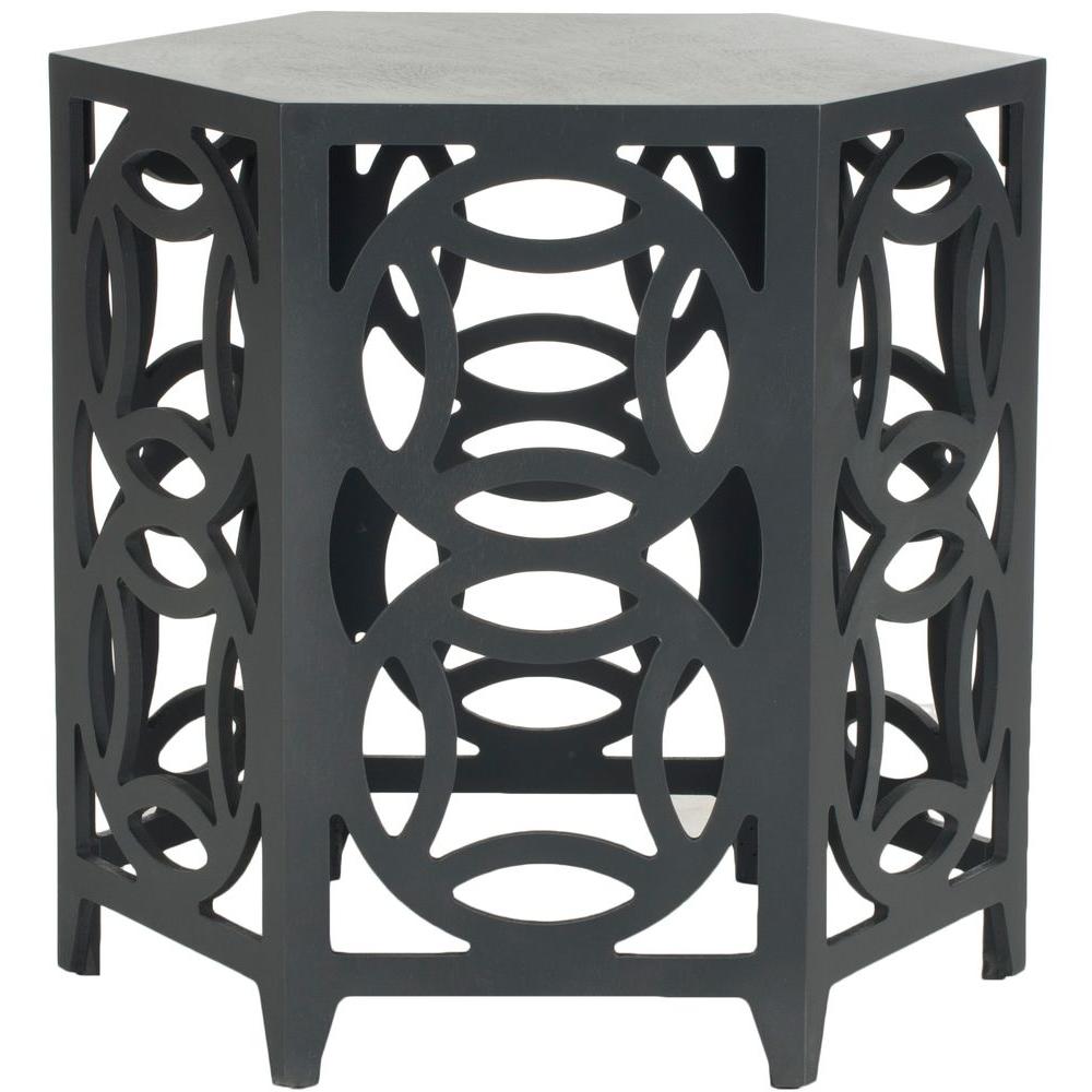 Safavieh Jeanine Charcoal End TableFOX9500B The Home Depot