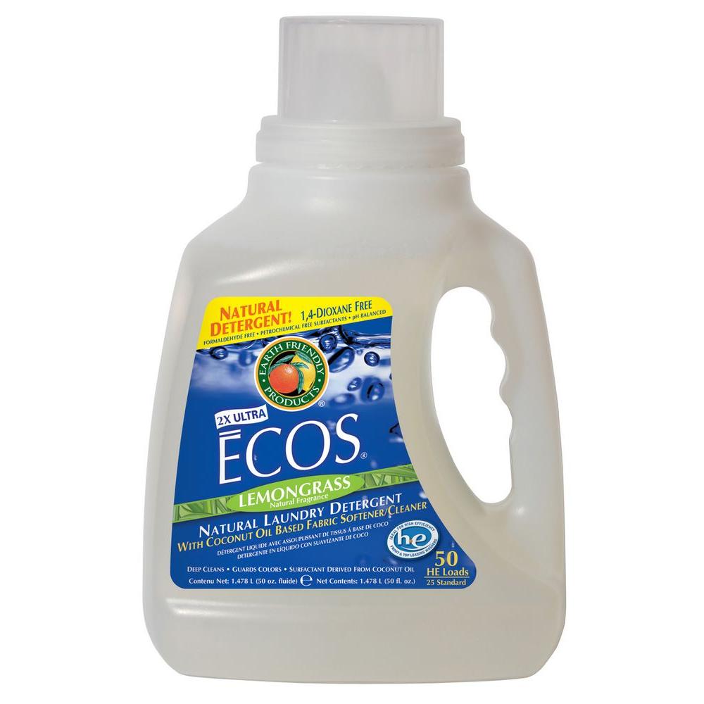 Earth Friendly Products 50 oz. Lemongrass Scented Liquid Laundry