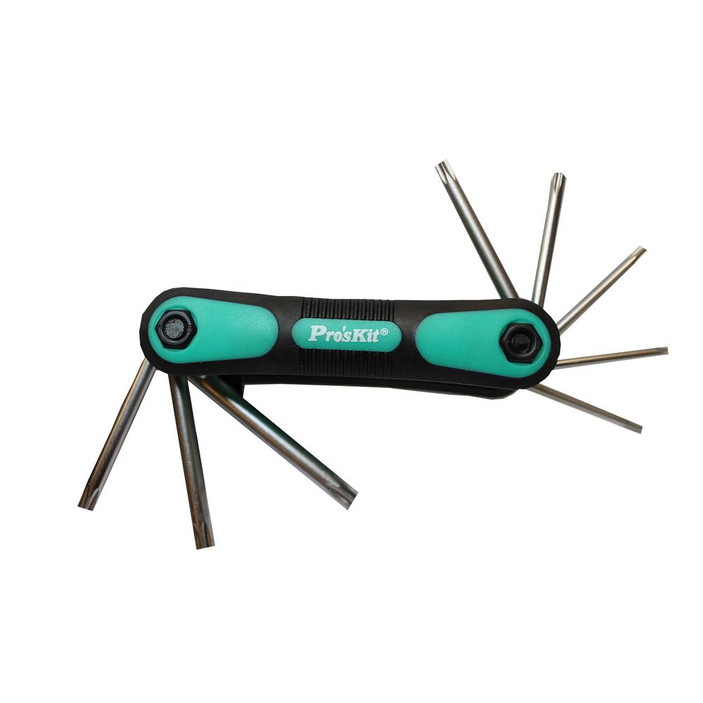 Star 8-Piece25192 TEKTON Folding Hex Key Wrench Set