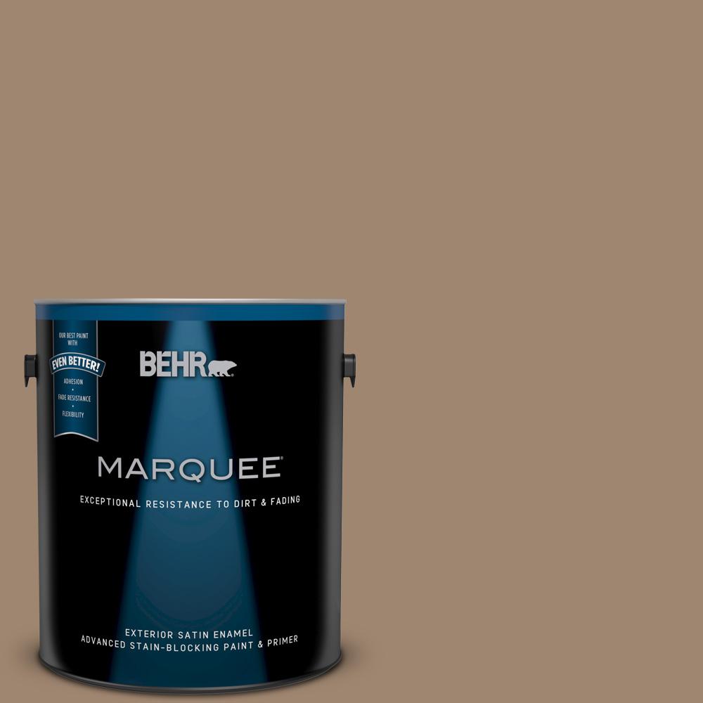 BEHR MARQUEE 1gal. 700D5 Toffee Crunch Satin Enamel Exterior Paint