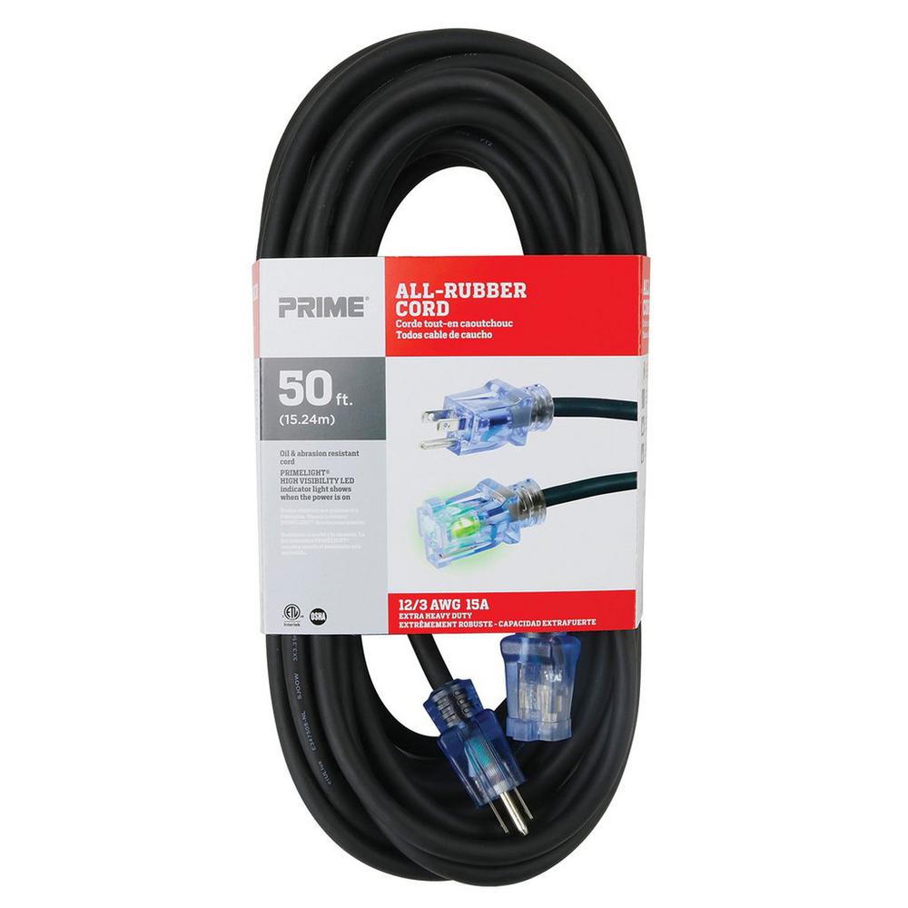 50 Ft 12 3 SJOOW Black Outdoor Extension Cord With Primelight 50-ft-12-3-sjoow-black-outdoor-extension-cord-with-primelight