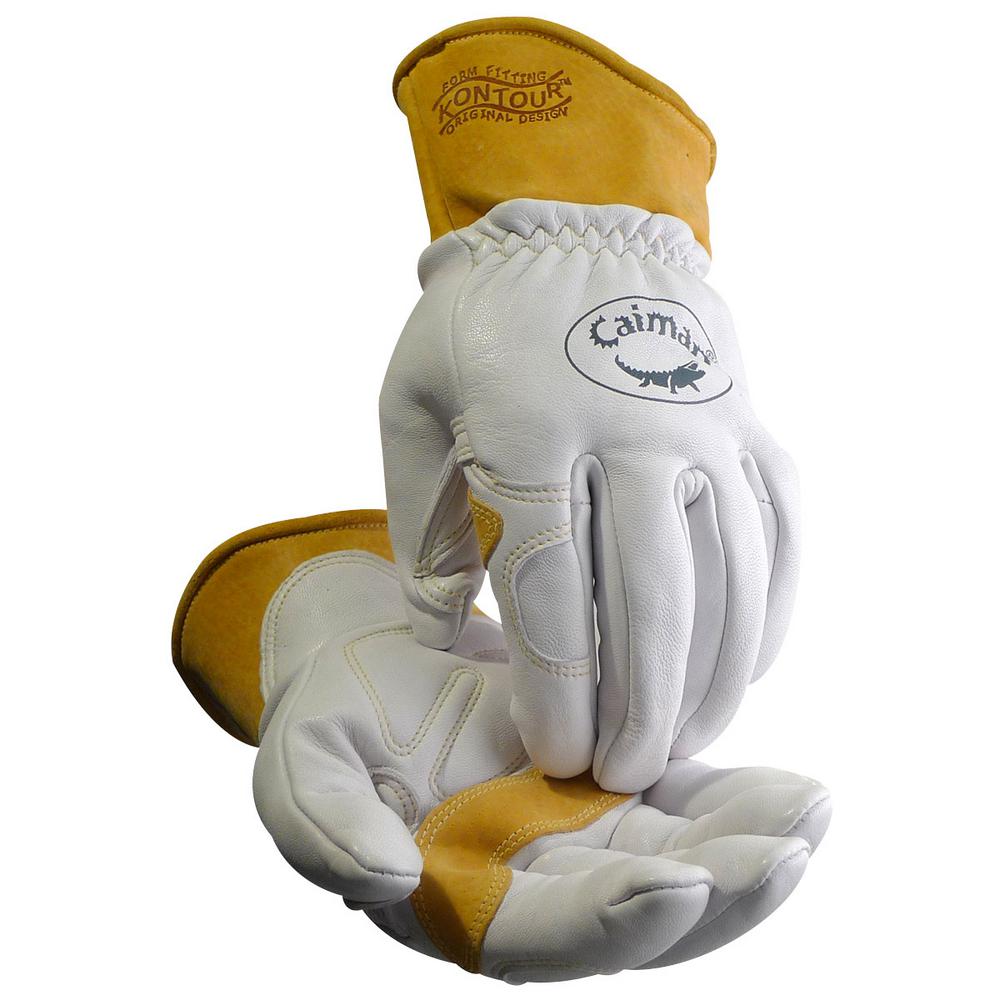 Caiman Large Pearl Ergonomic Goat Skin MultiTask Gloves18715 The