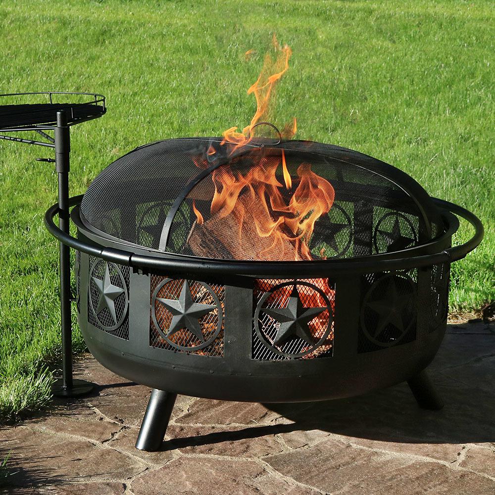 Cobraco 39 In X 14 In Diamond Mesh Fire Pit Fb8008 The Home Depot