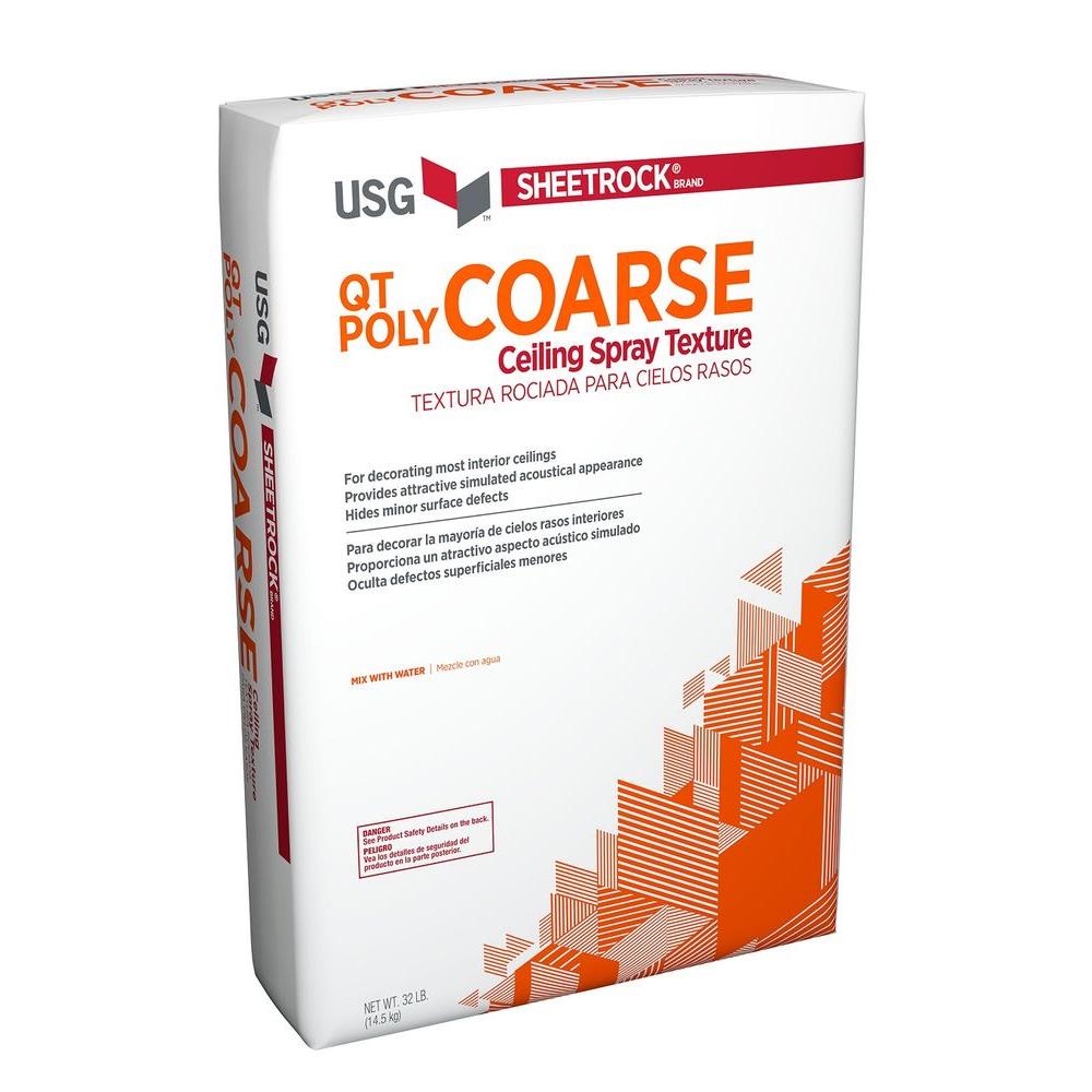 Usg Sheetrock Brand 32 Lb Qt Coarse Poly Ceiling Spray Texture
