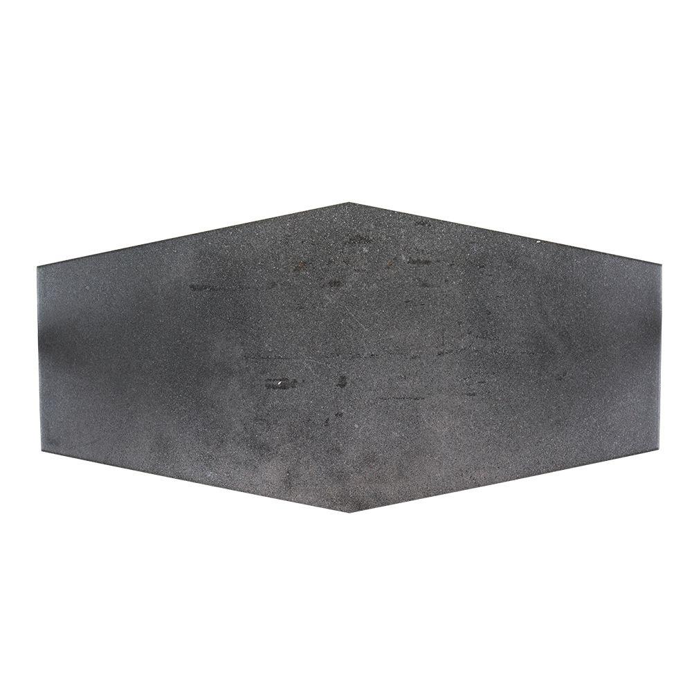 Castle Rock Gray 9 5 In X 19 25 Matte Porcelain Hexagon Floor And Wall Tile 12 15 Sq Ft Case
