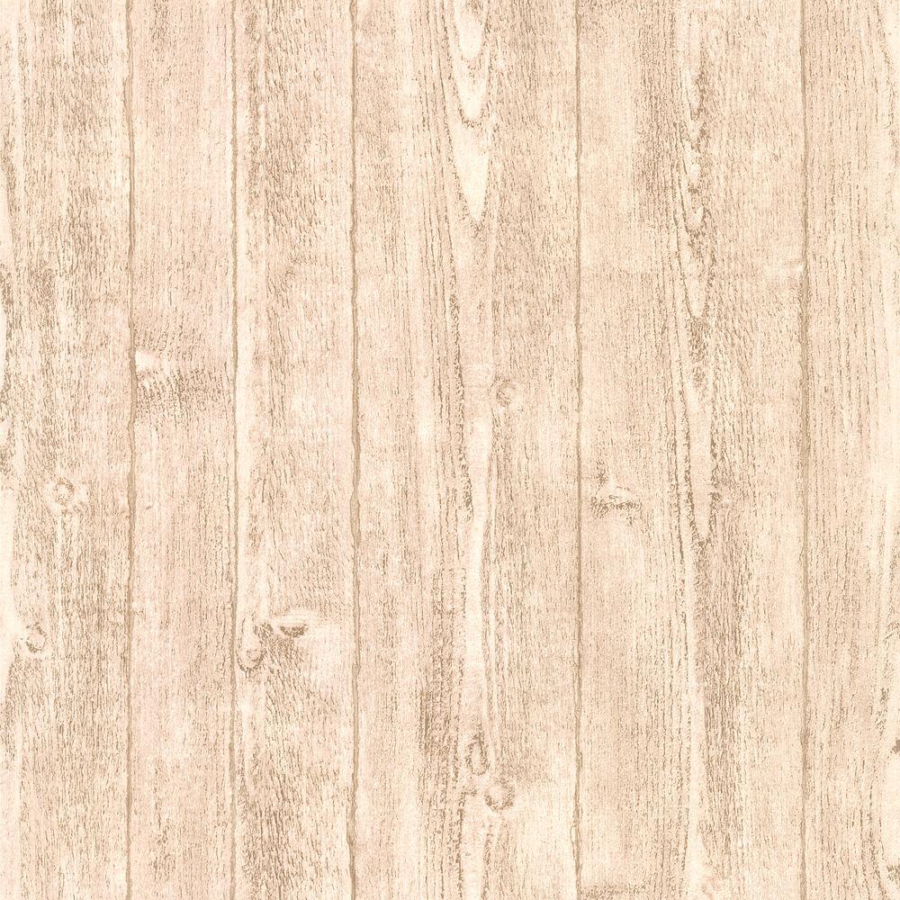 Orchard Light Grey Wood Panel Wallpaper
