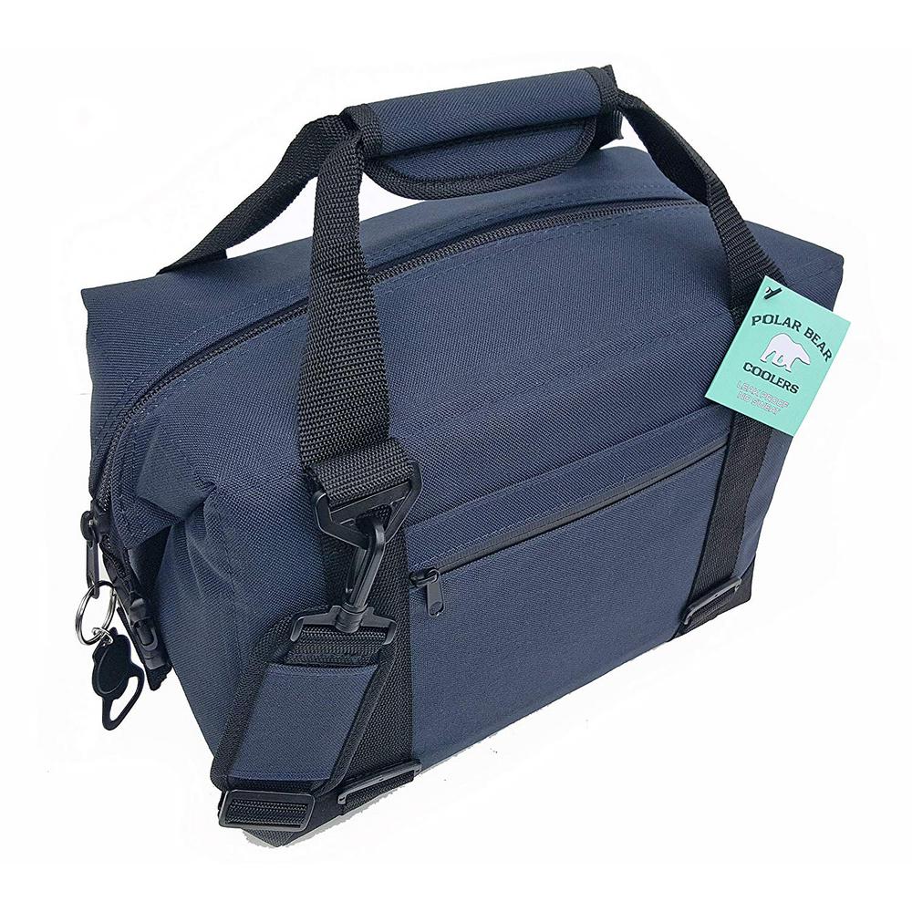 Polar Bear Coolers 20.3 Qt. Soft Cooler with Strap in Navy (12-Pack)-PB ...