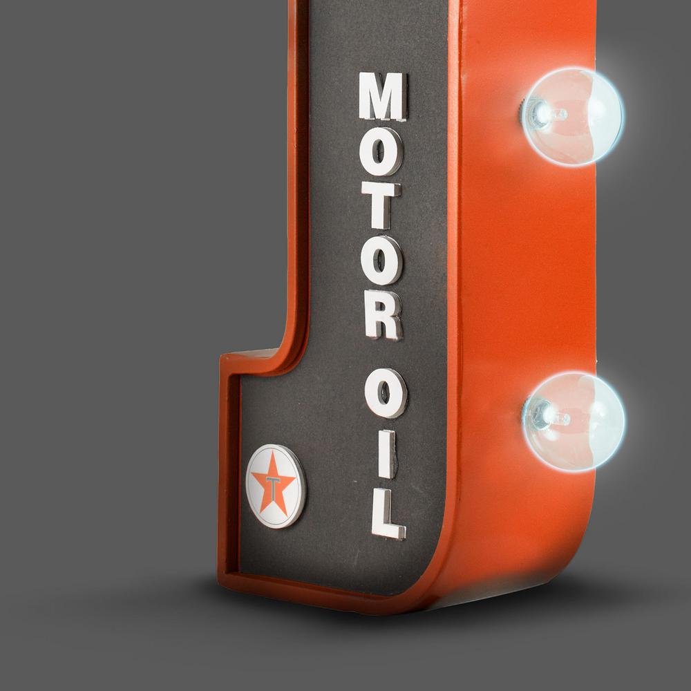 Crystal Art Gallery Texaco Gasoline Motor Oil Gas Station LED Sign Home Decor