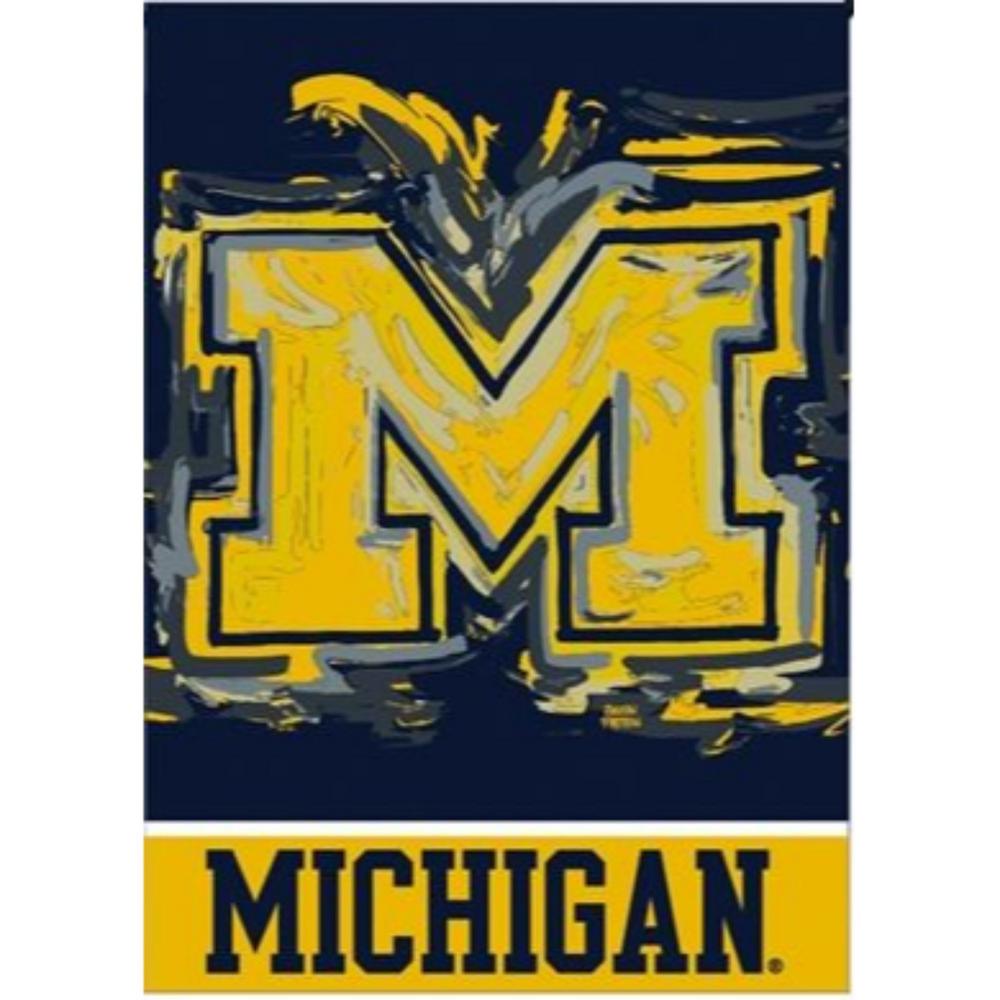 University Of Michigan Flags Outdoor Decor The Home Depot