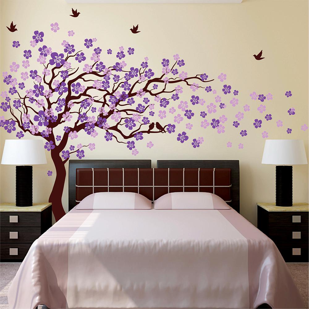 144 In X 83 Cherry Blossom Tree Removable Wall Decal