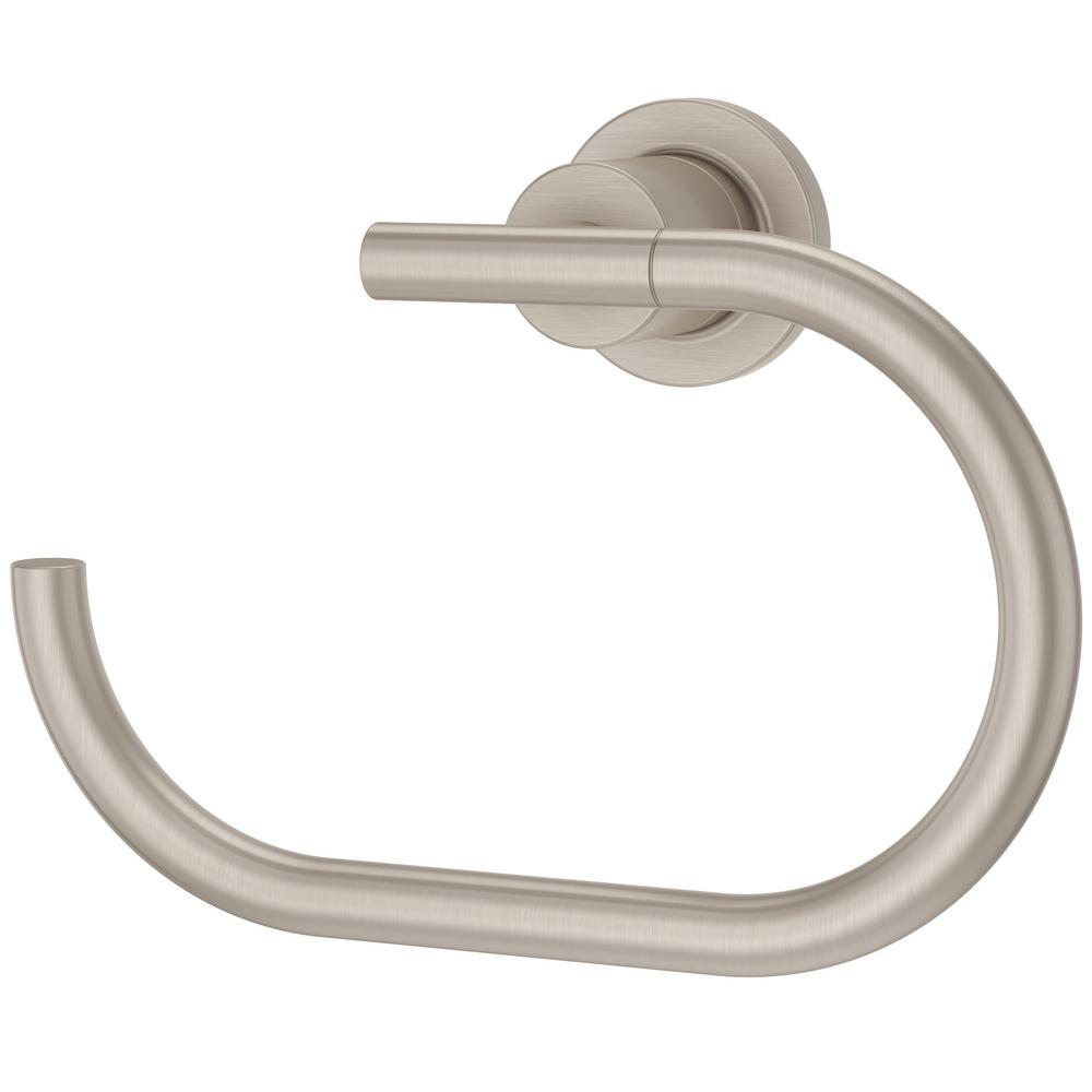 Pfister Contemporary Towel Ring In Brushed Nickel Pfister Contemporary Towel Ring In Brushed Nickel