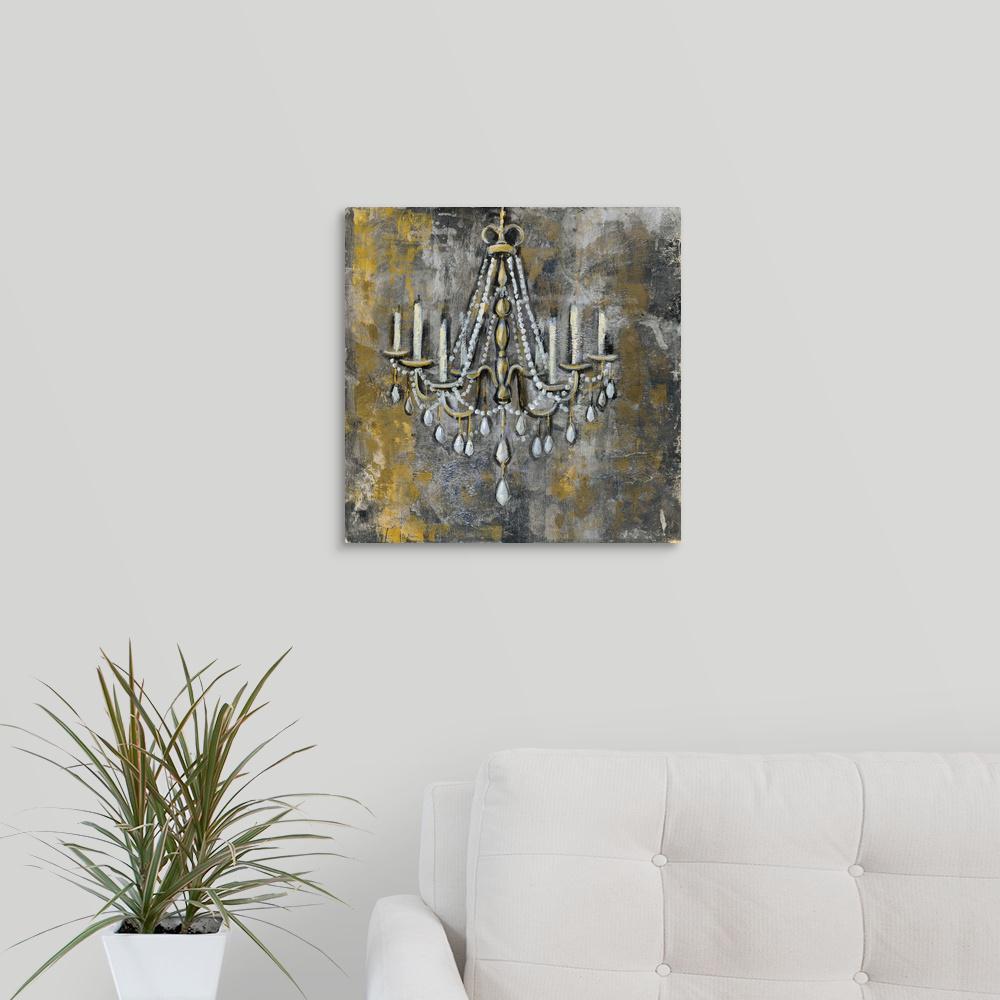 Greatbigcanvas Vintage Chandelier Ii By Silvia Vassileva Canvas Greatbigcanvas Vintage Chandelier Ii By Silvia Vassileva Canvas Wall Art