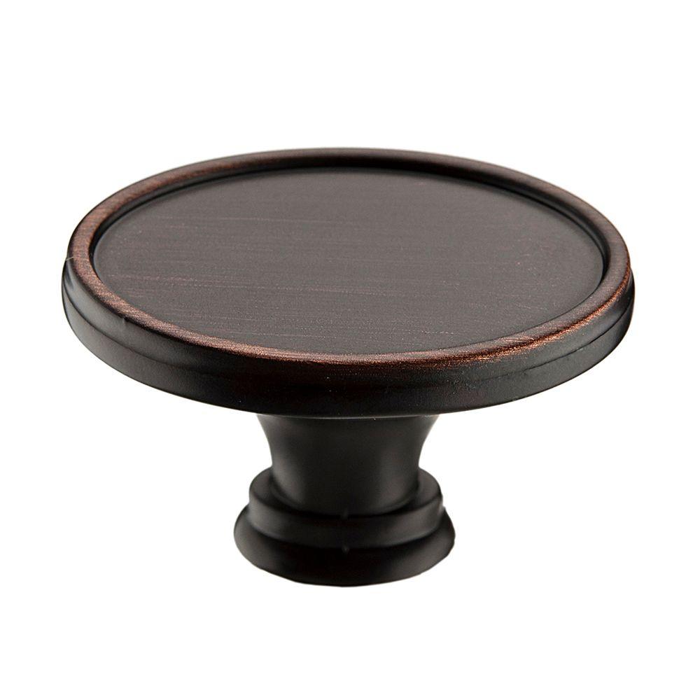 Richelieu Hardware 117/32 in. OilRubbed Bronze Oval Vintage Knob