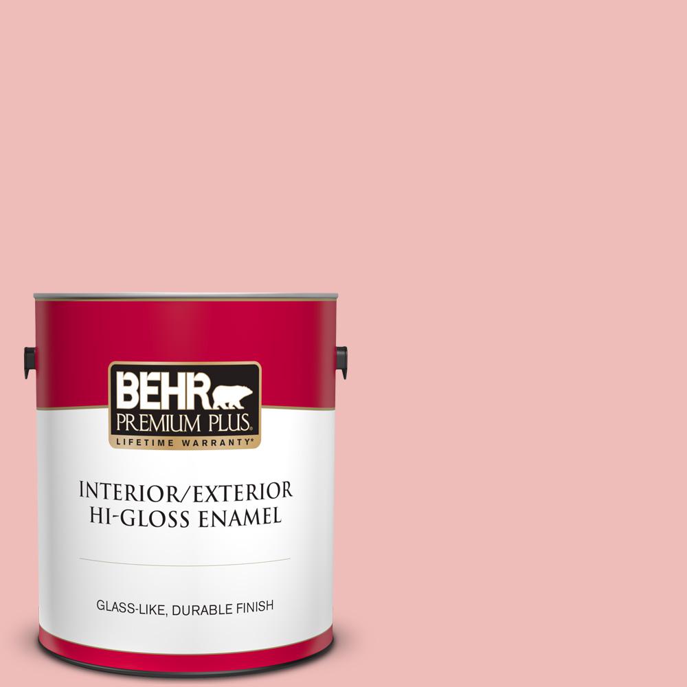 BEHR PREMIUM PLUS 1 gal. CE01 Alpenglow HiGloss Enamel