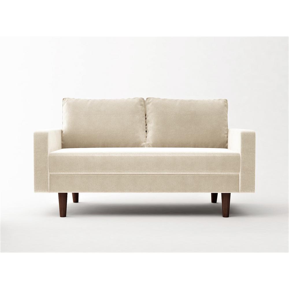 Us Pride Furniture Viva Beige Velvet 2 Seater European Style Loveseat S5634 L The Home Depot Us Pride Furniture Viva Beige Velvet 2