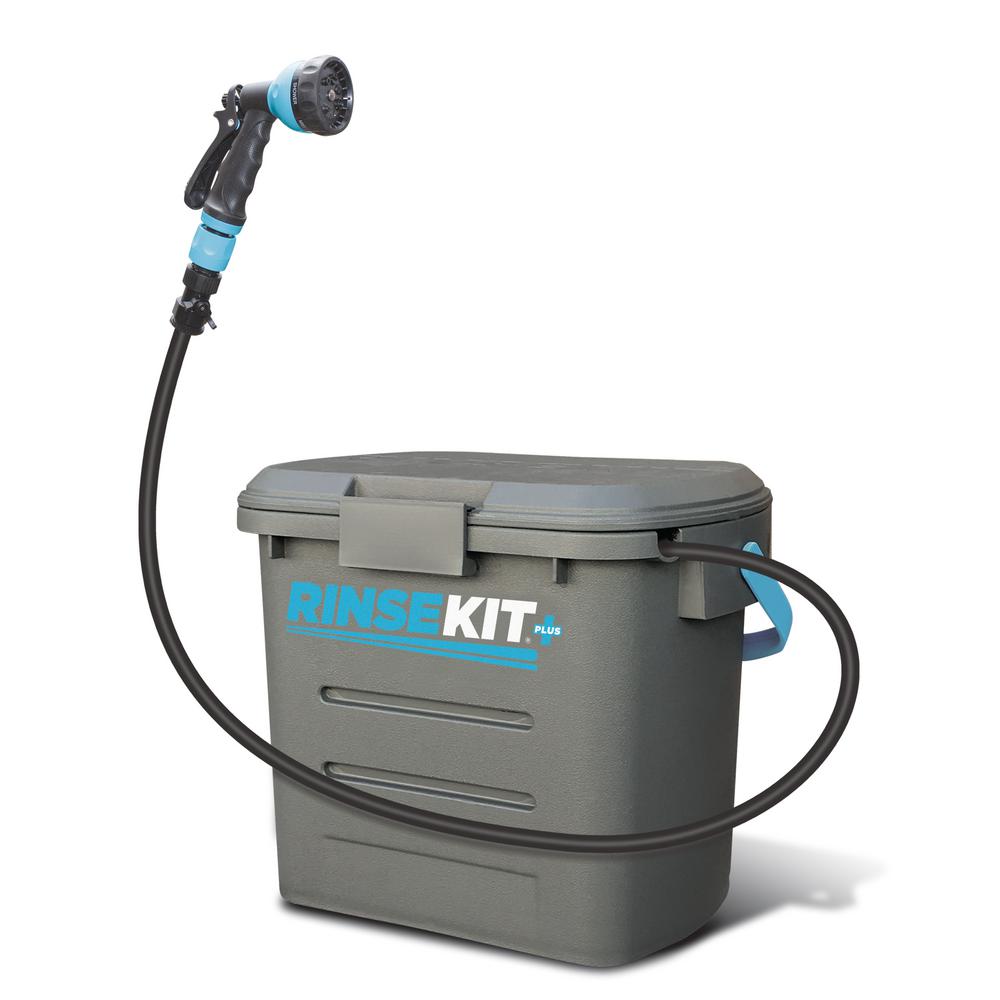 RinseKit 2 Gal. Portable Pressurized Outdoor Shower in ...