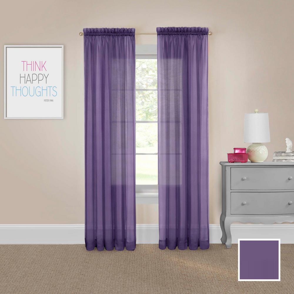 voile window curtains