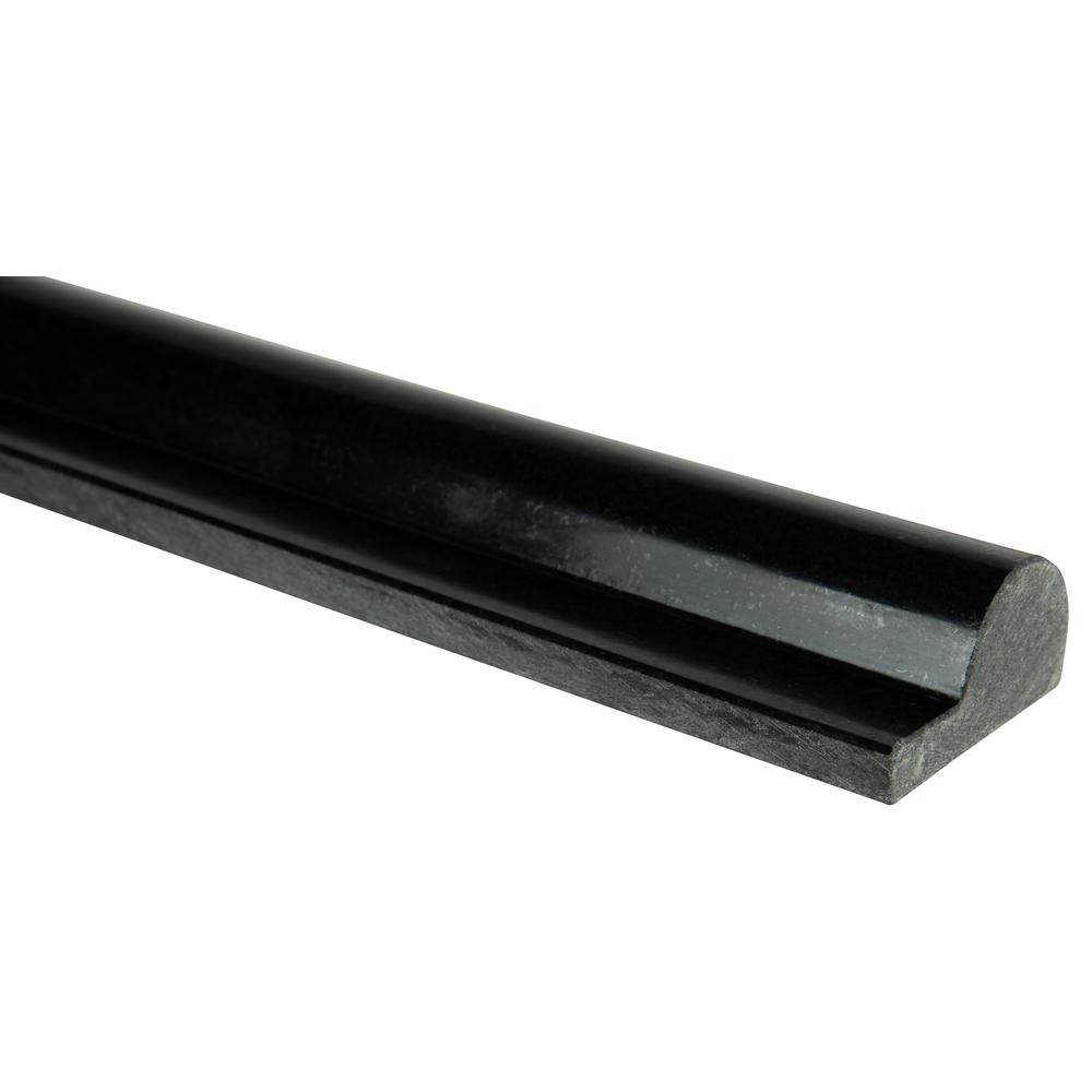 Msi Absolute Black 2 In X 12 Polished Granite Rail Molding Wall Tile 10 Lin Ft Case Smot Pblk The Home Depot - Wall Corner Trim Home Depot Msi Absolute Black 2 In X 12 Polished Granite Rail Molding Wall Tile 10 Lin Ft Case Smot Pblk The Home Depot - Wall Corner Trim Home Depot