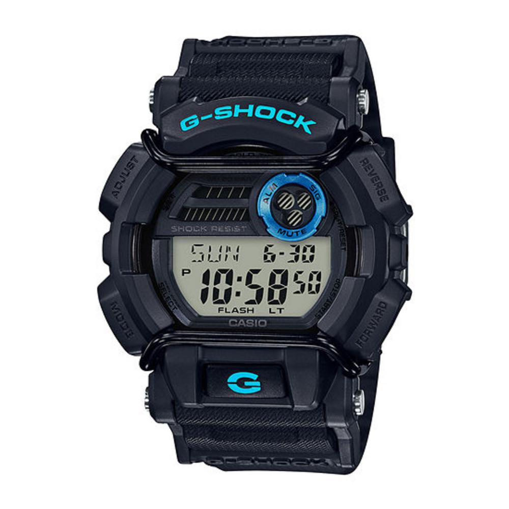 black digital watch