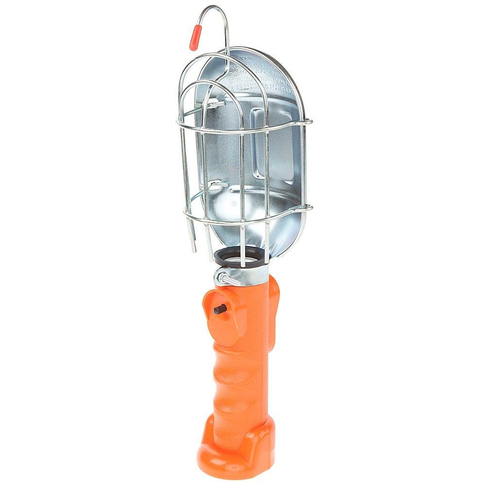 HDX 75Watt Metal Shield Incandescent Trouble Work Light with 6 ft