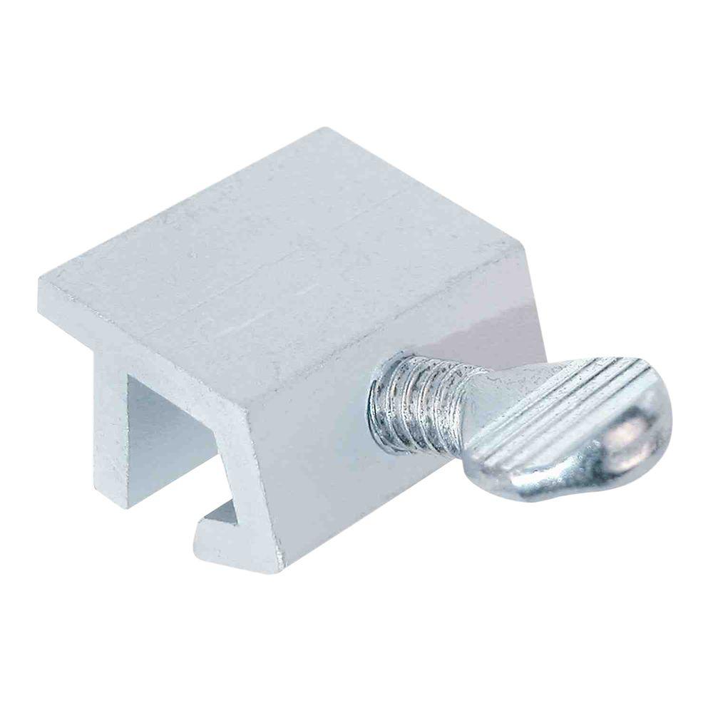 PrimeLine Economy Aluminum Sliding Window Lock with ThumbscrewU 9980
