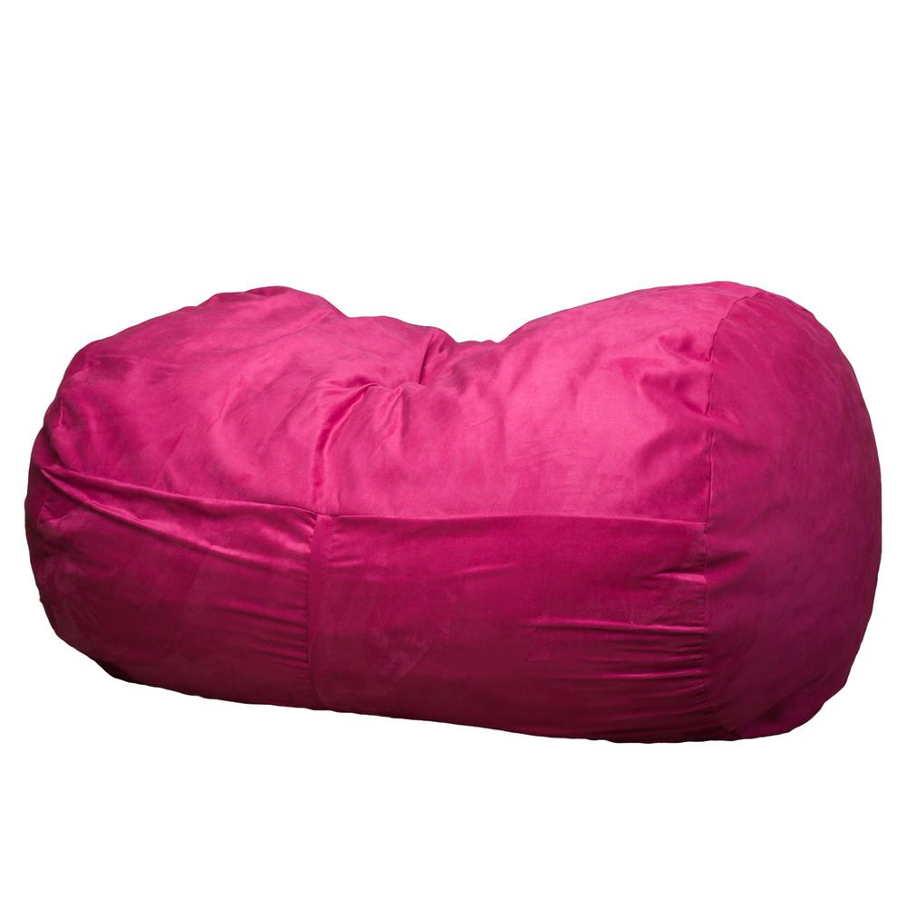 baby pink bean bag chair