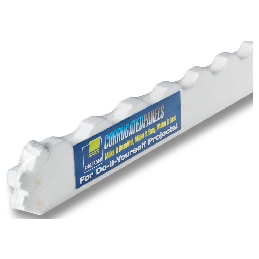 Palruf 36 In. White Horizontal Foam Closure Strips (5-Pack)-92521 - The ...