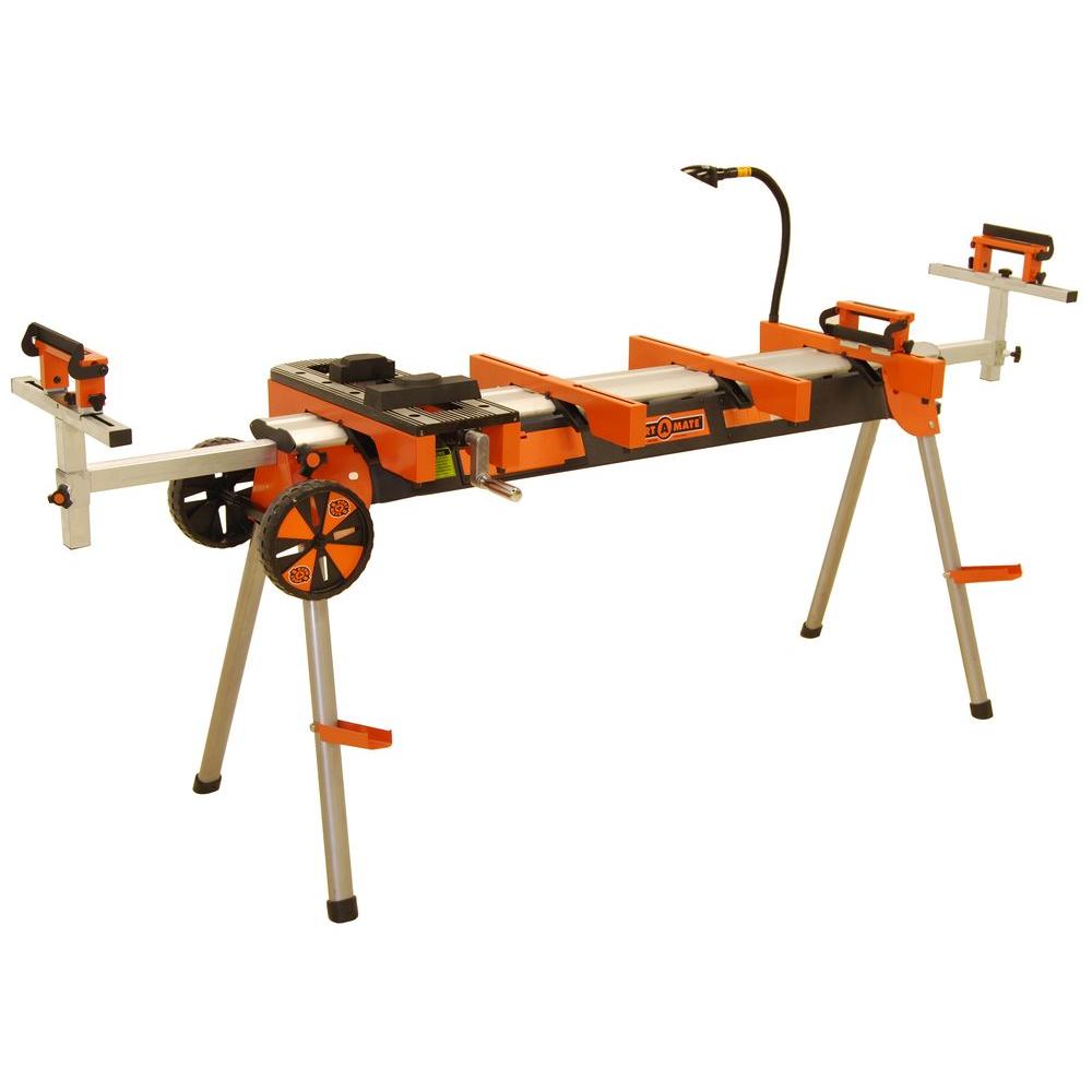 Bora Portamate Heavy Duty Portable Miter Saw Stand with Quick Release