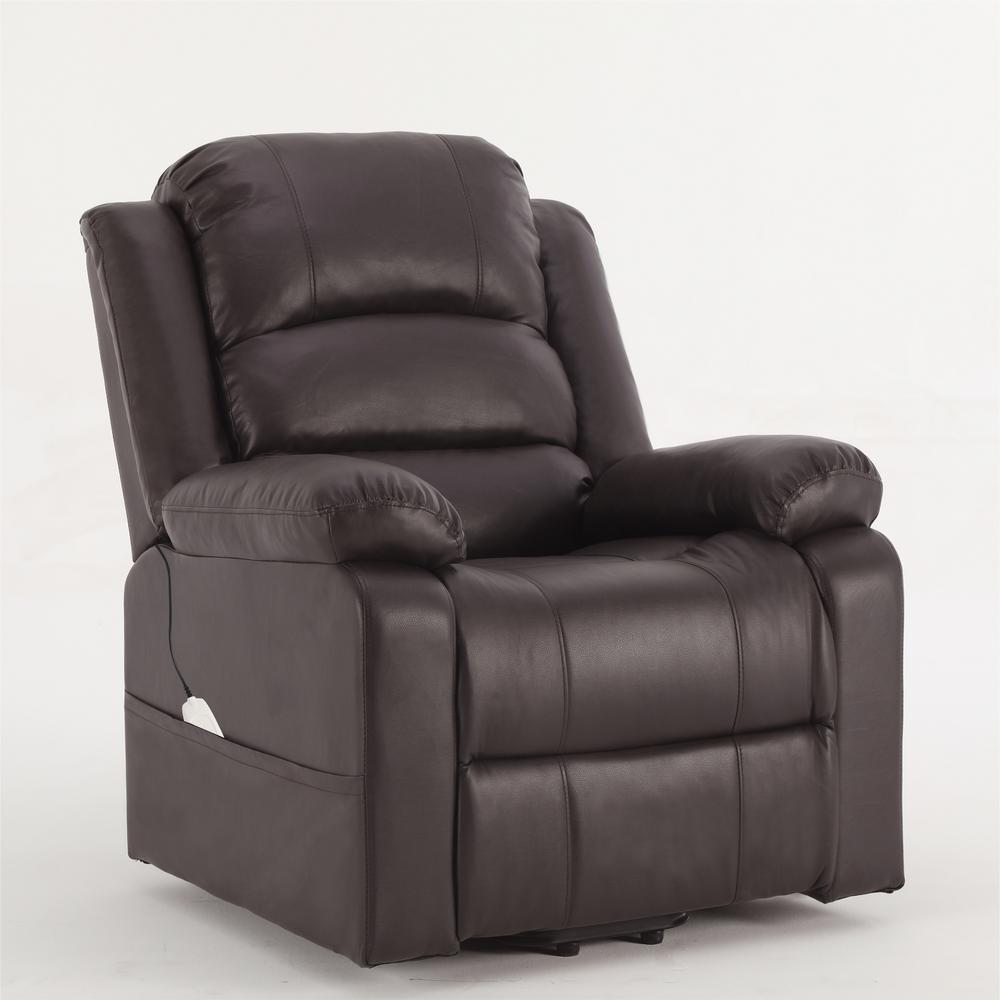 Boyel Living Dark brown Power Lift Assist Recliner-HQ000003-DB - The Home Depot