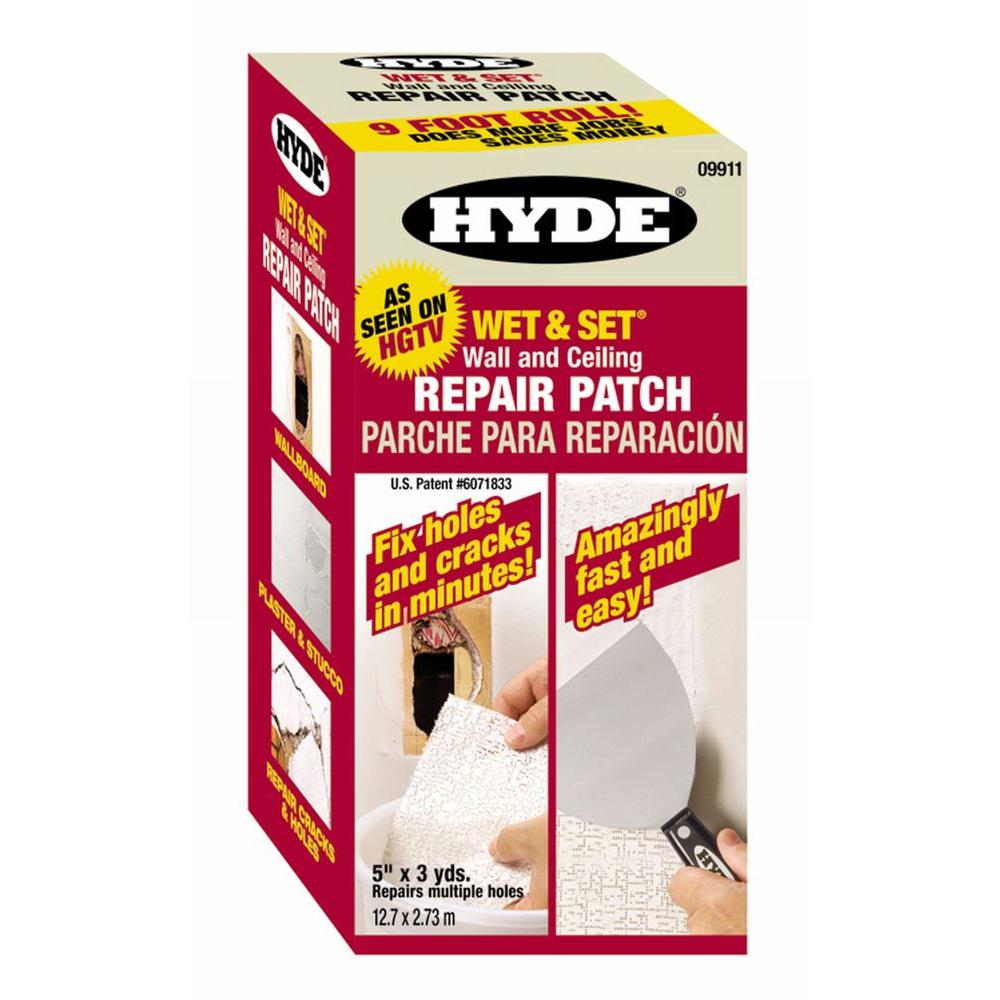 Hyde Wet And Set Patented Wall And Ceiling Patch Roll 09911