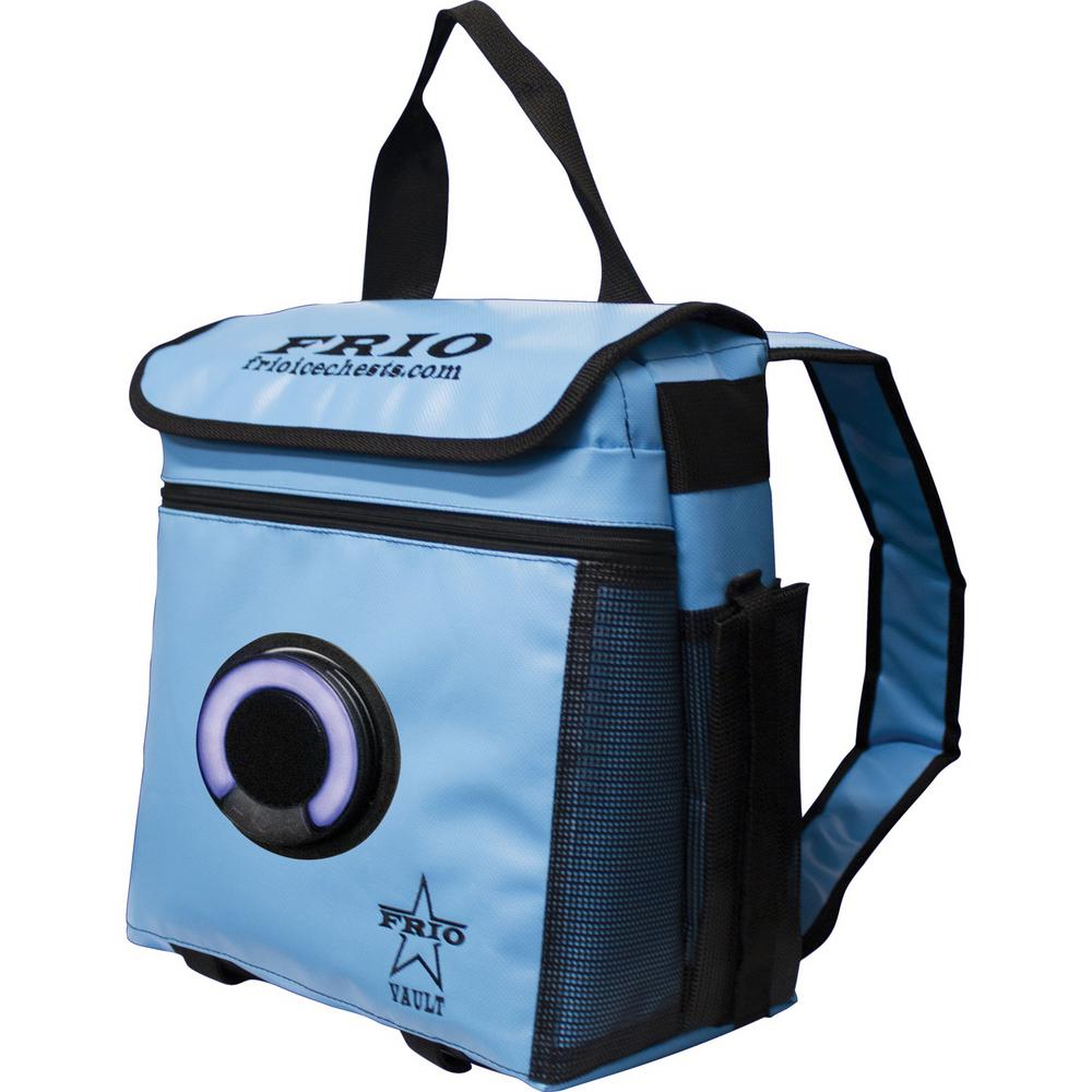 UPC 810161030415 product image for FRIO 360 Backpack 18.5 oz Chest Cooler with Bluetooth Speaker in Marine Blue | upcitemdb.com