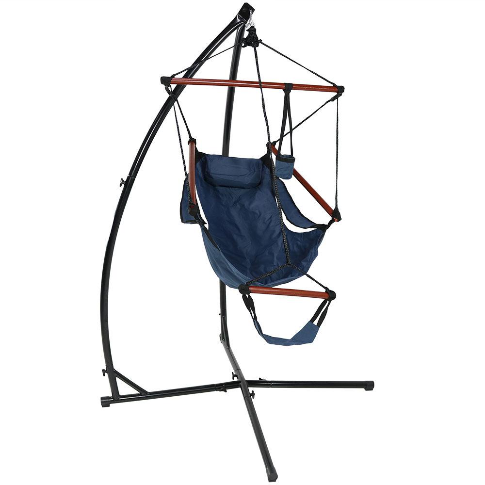 Sunnydaze Decor 3 75 Ft Hanging Hammock Chair With Pillow Drink