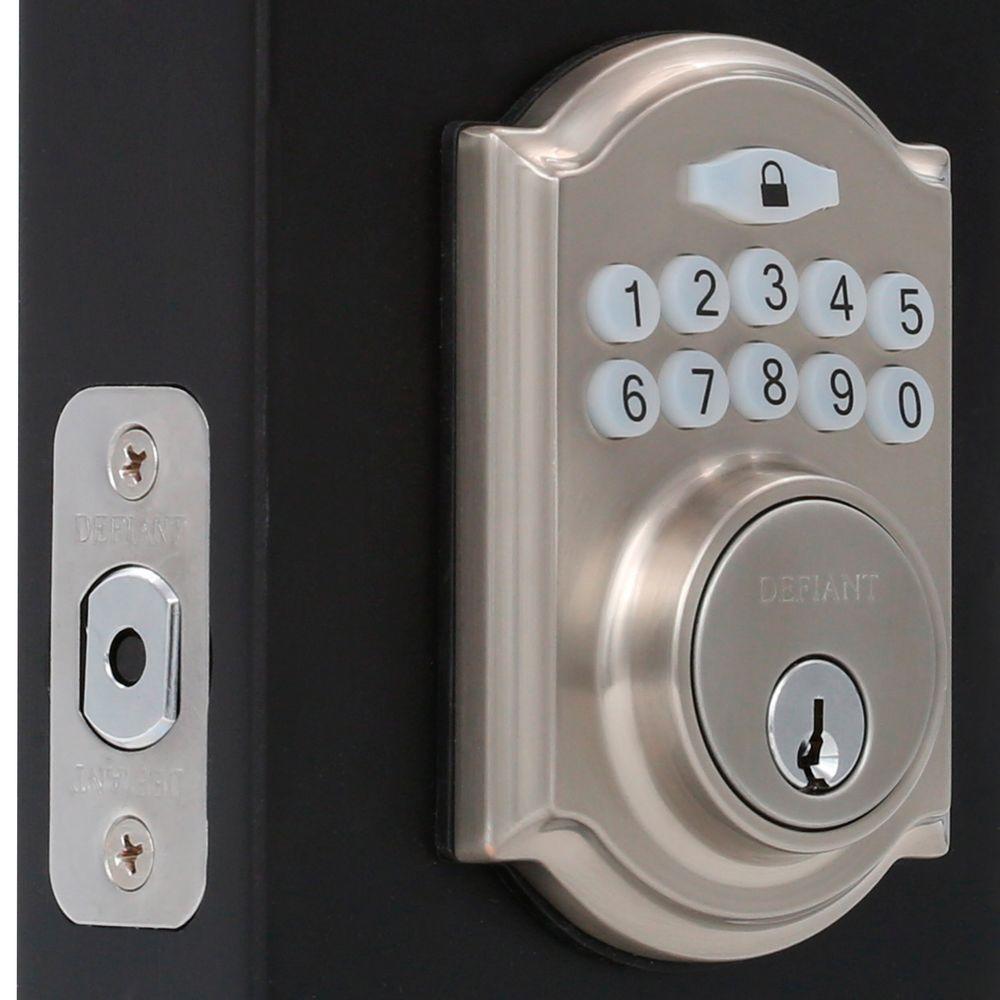 defiant spin to lock electronic deadbolt instructions