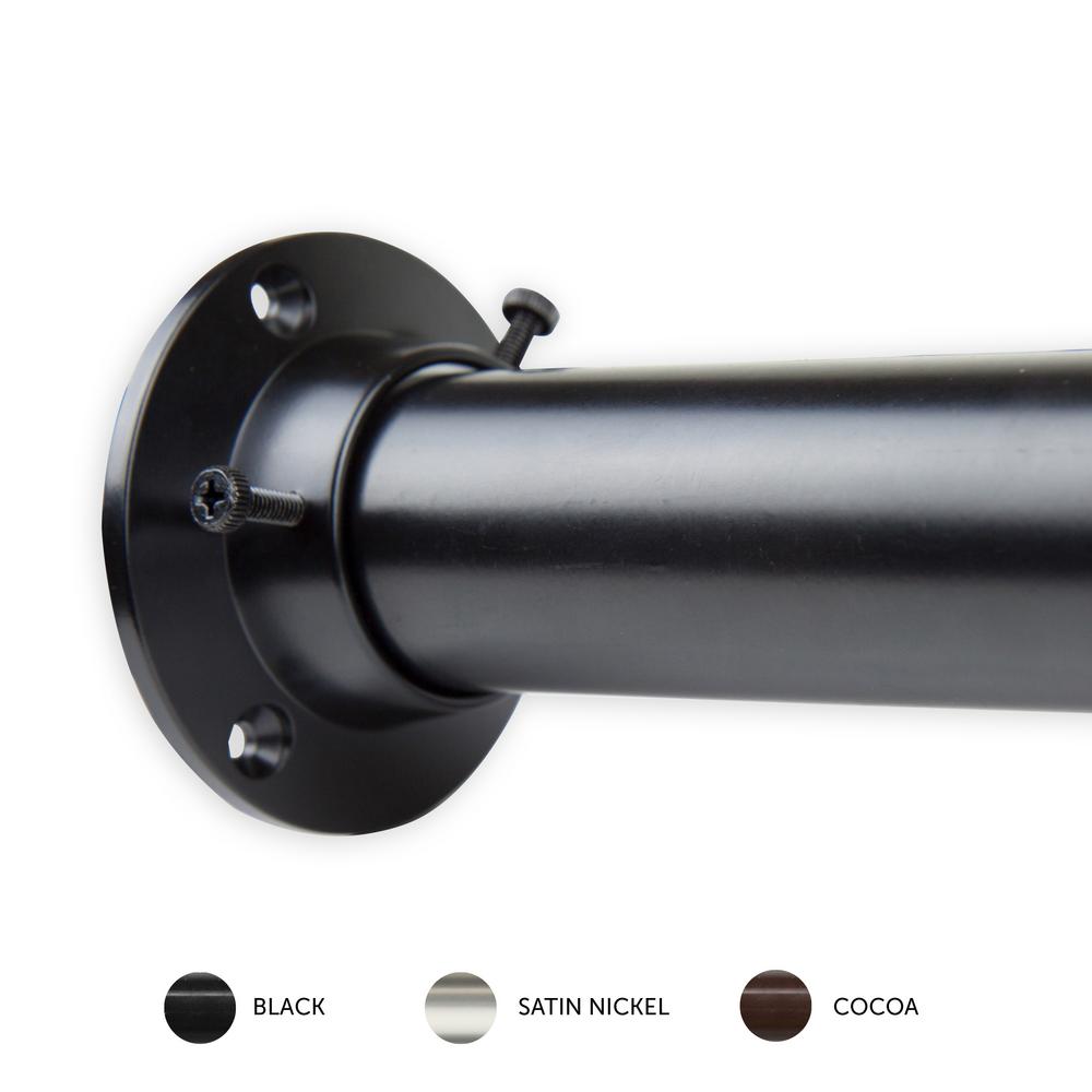 Rod Desyne Adjustable 66 in. 115 in. Room Divider 1.5 in. Dia Rod and