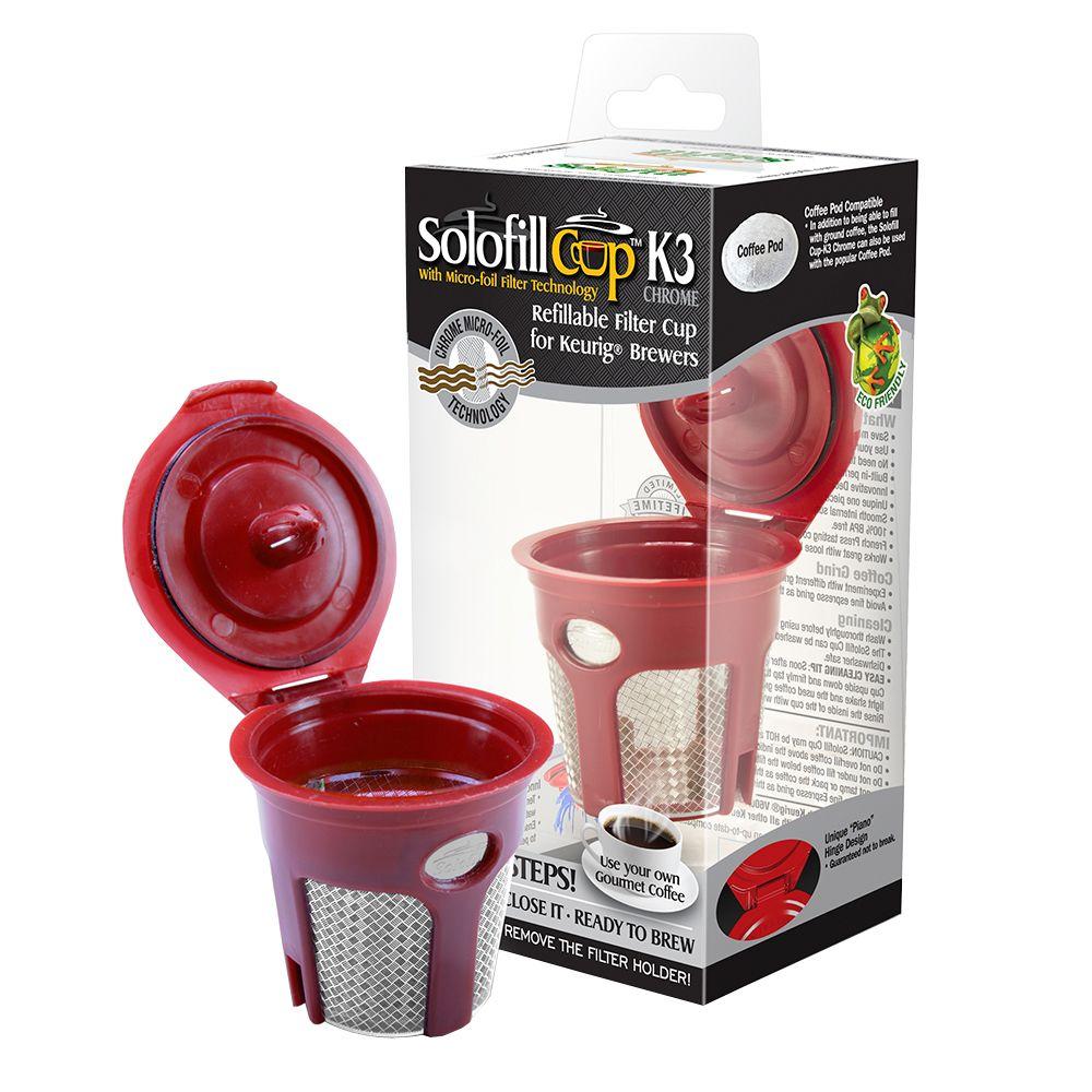 Solofill Refillable Reuseable KCup for Keurig Brewing System1072001