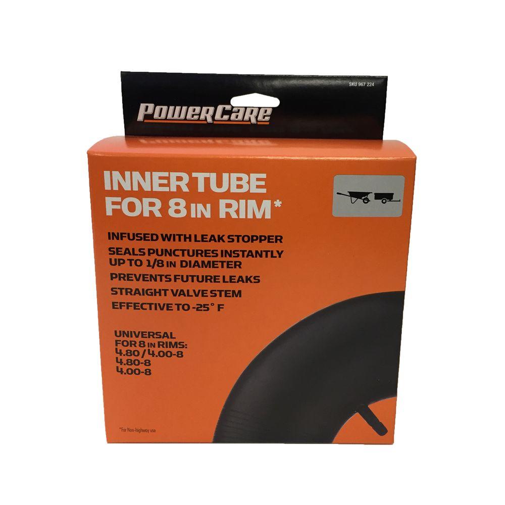 Power Care 4.80/4 inch to 8 inch Wheelbarrow Inner Tube with Sealant by Power Care