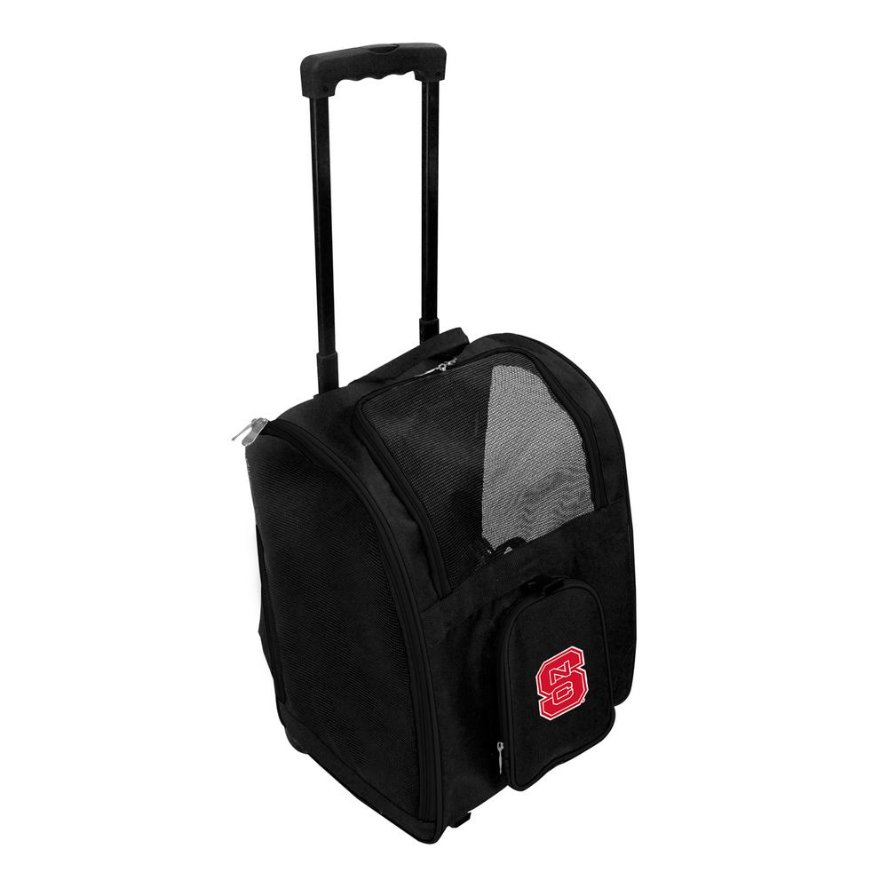 Denco Ncaa North Carolina State Wolfpack Pet Carrier Premium Bag Denco Ncaa North Carolina State Wolfpack Pet Carrier Premium Bag With Wheels In Red