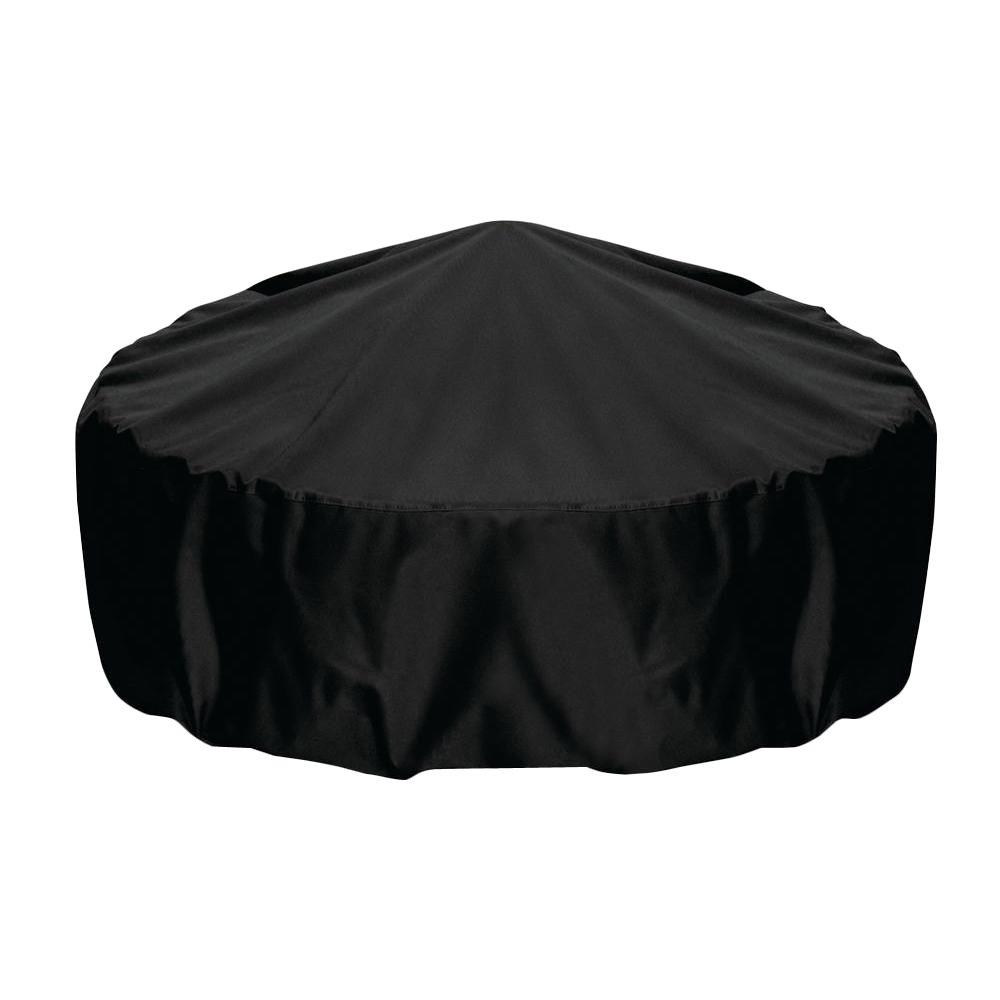 Two Dogs Designs 48 In Fire Pit Cover Black 2d Fp48001 The Fire Pit Cover In Black