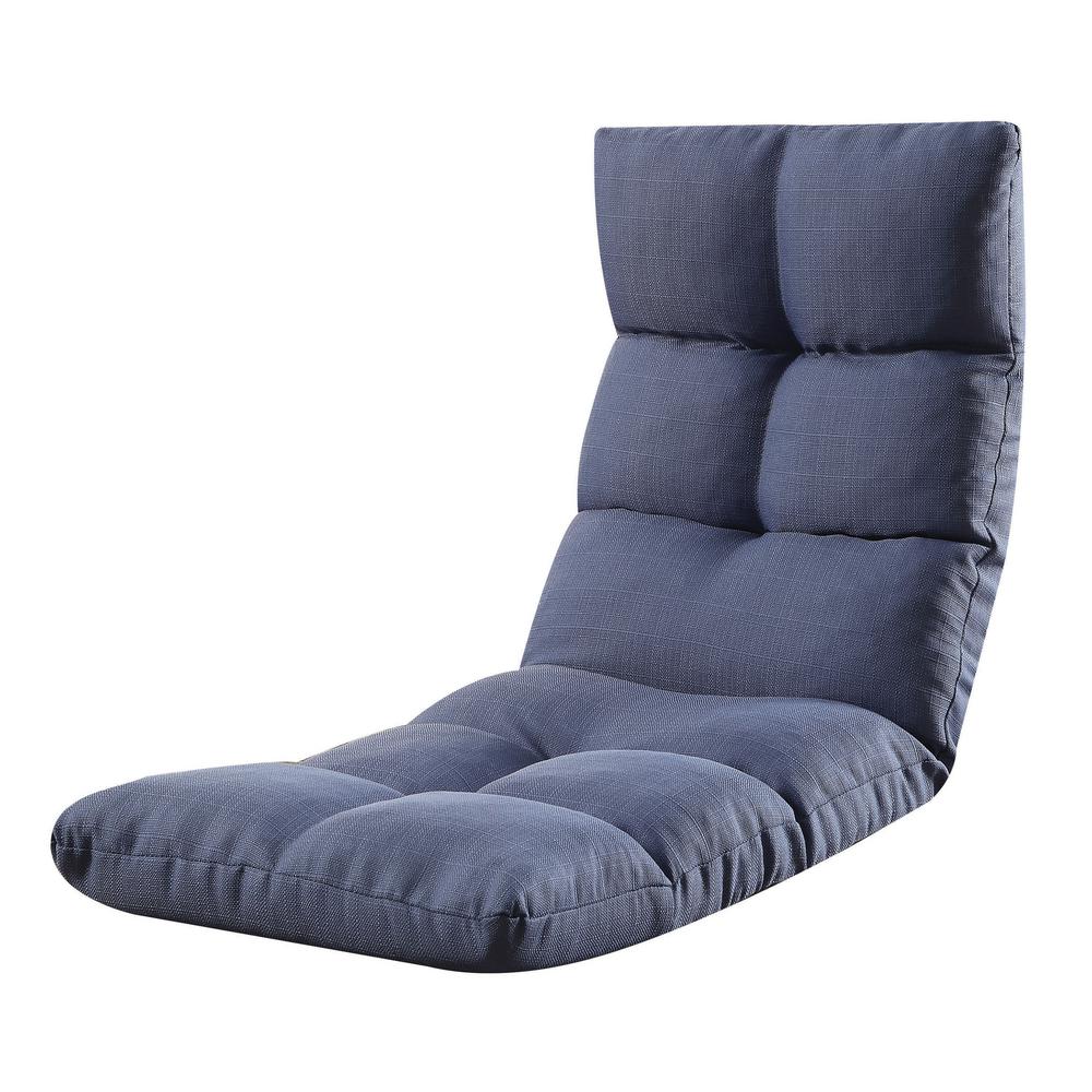Acme Furniture Blue Morris Gaming Floor Chair 59606 The Home Depot Acme Furniture
