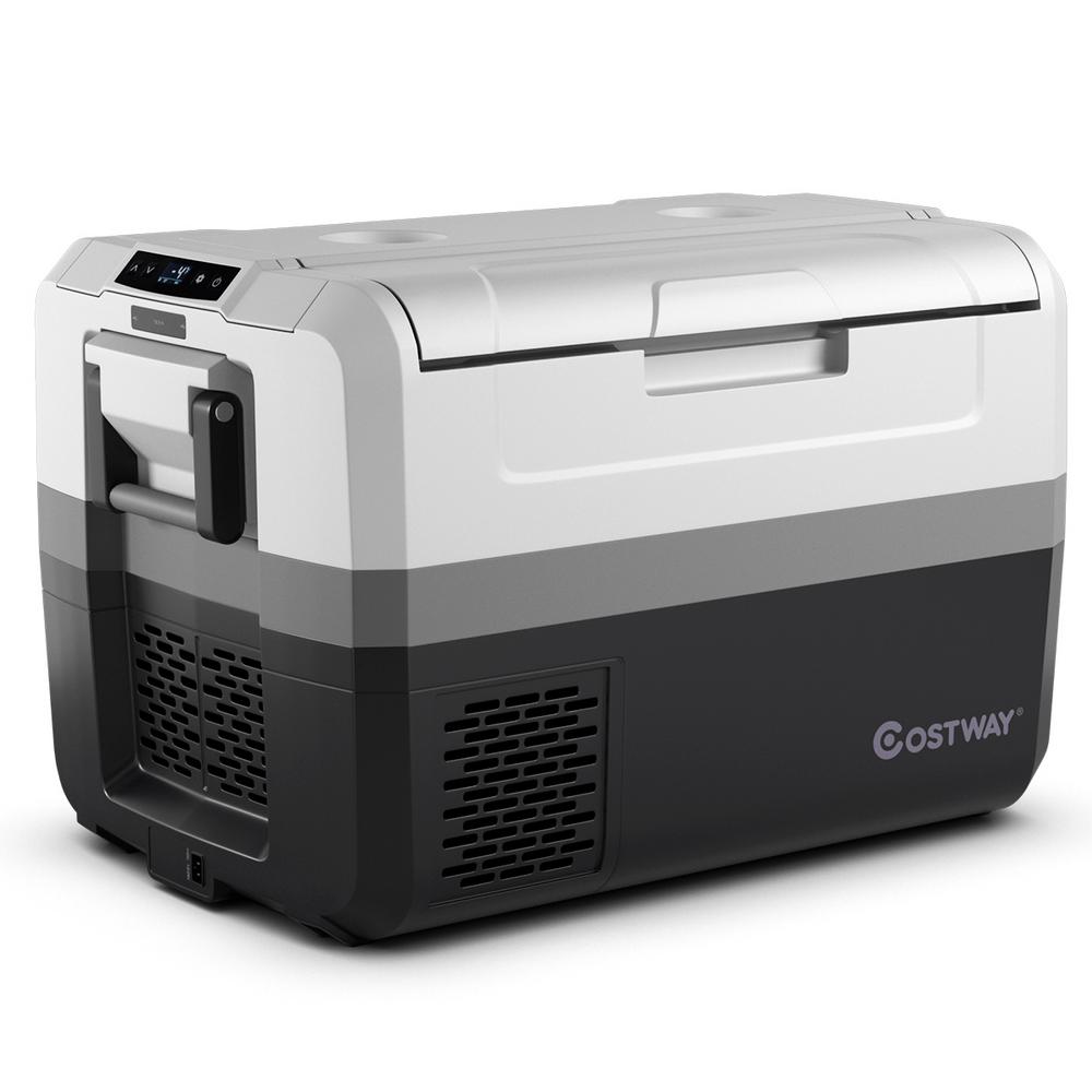 Costway 48 Qt. Portable Electric Car CoolerEP24447US The Home Depot