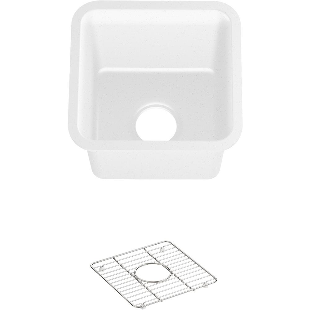 White Bar Sink The Home Depot