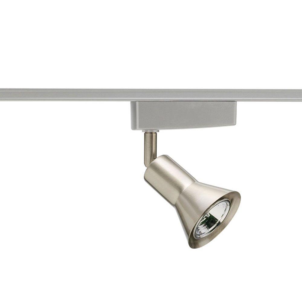 Juno LowVoltage Flare with Transfer Satin Chrome Track Lighting Head