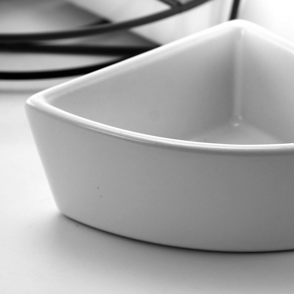white ceramic tray with handles