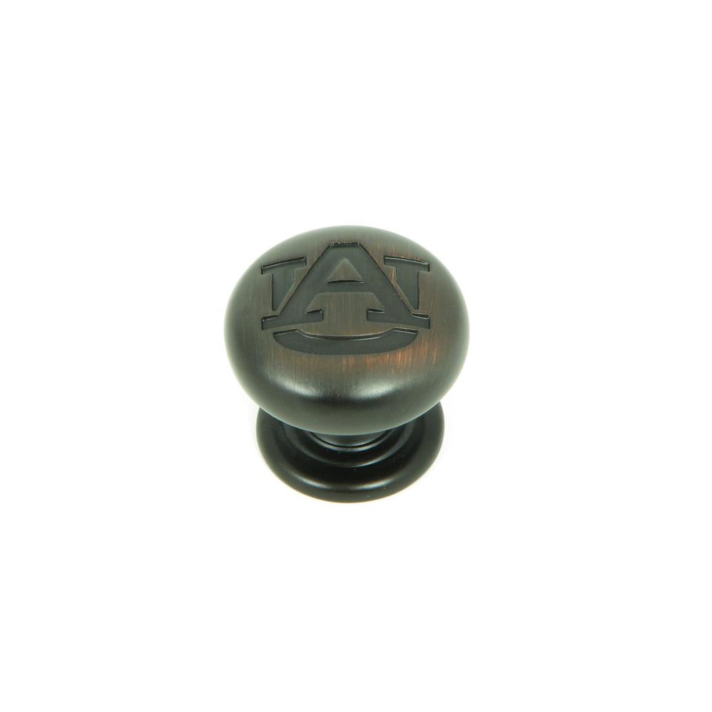 UPC 858475002063 product image for Stone Mill Hardware NCAA Auburn 1-1/4 in. Oil Rubbed Bronze Round Cabinet Knob | upcitemdb.com