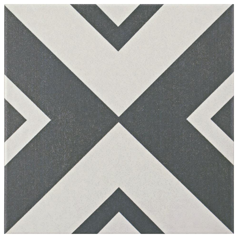 Merola Tile Twenties Vertex Encaustic 7 3 4 In X Ceramic Twenties Vertex Encaustic 7 3 4 In X Ceramic Floor And Wall Tile