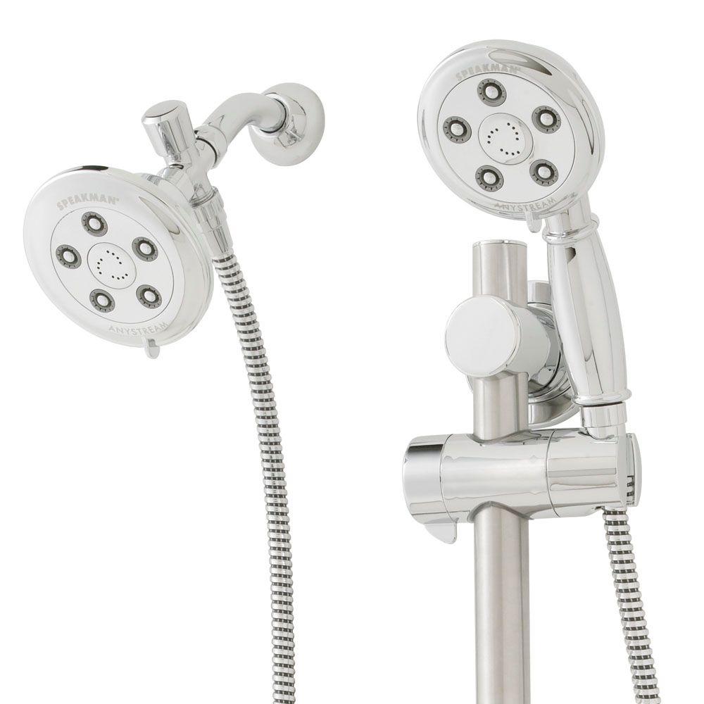 Speakman Chelsea Anystream 3-Spray Hand Shower and Fixed Showerhead Combo with... by Speakman