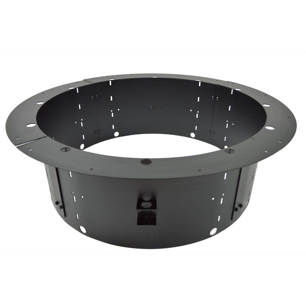 Firebuggz 31 in. ID Steel Round Fire Pit Insert-FB01-0002 - The Home Depot