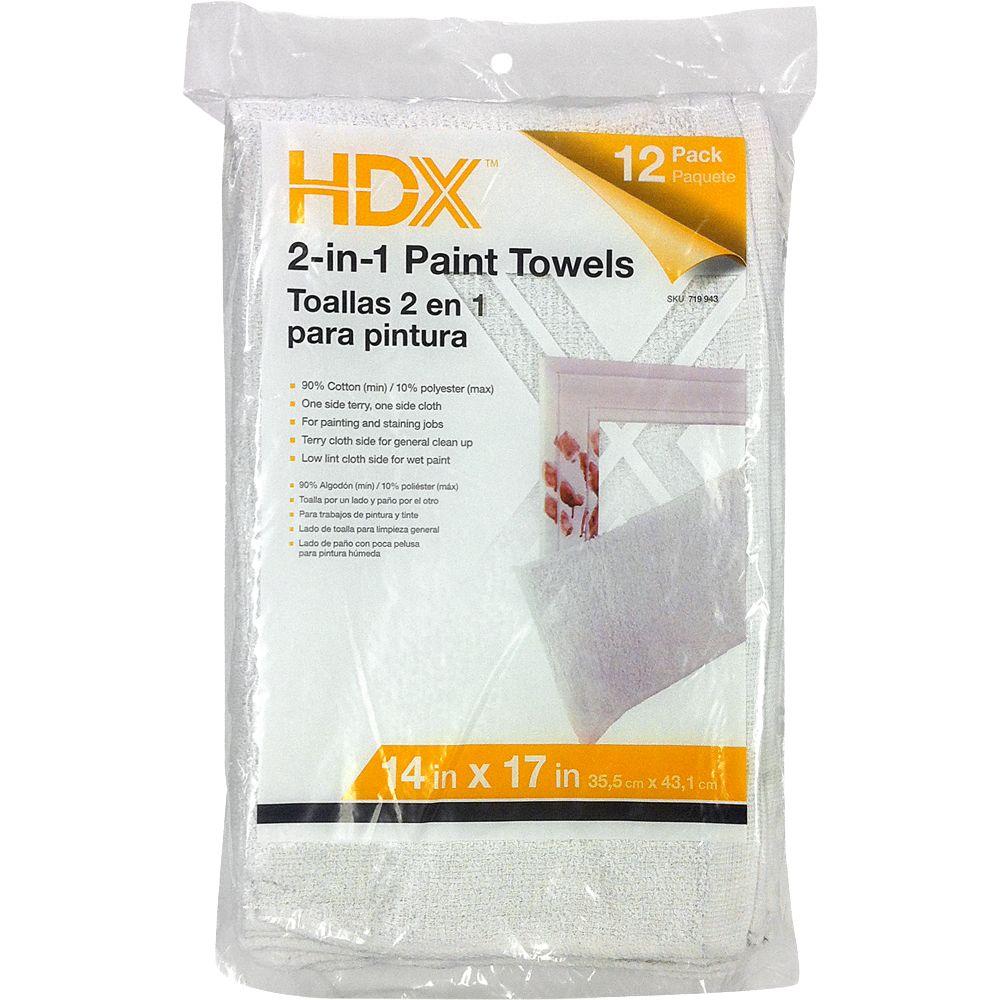14 in. x 17 in. 2-in-1 Paint Towels (12-Pack)