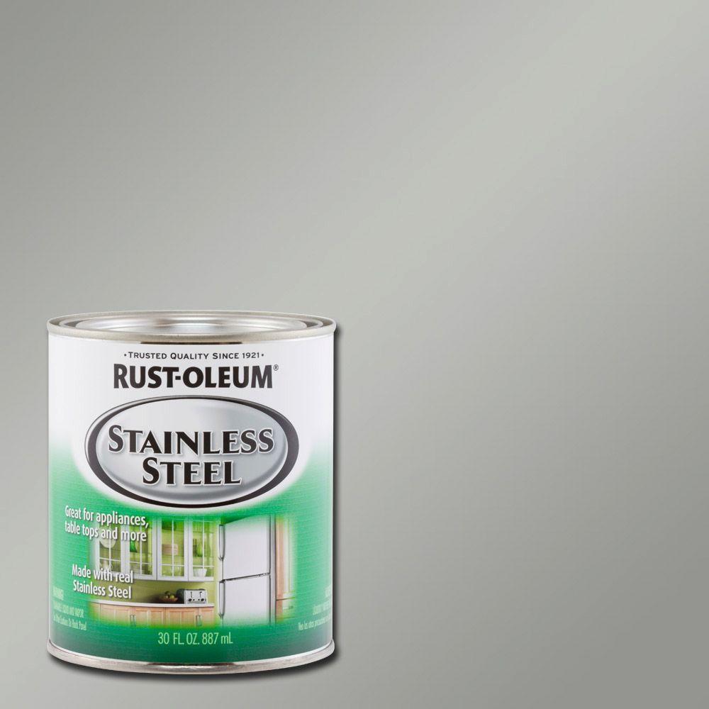 Rust Oleum Specialty 30 Oz Metallic Stainless Steel Interior